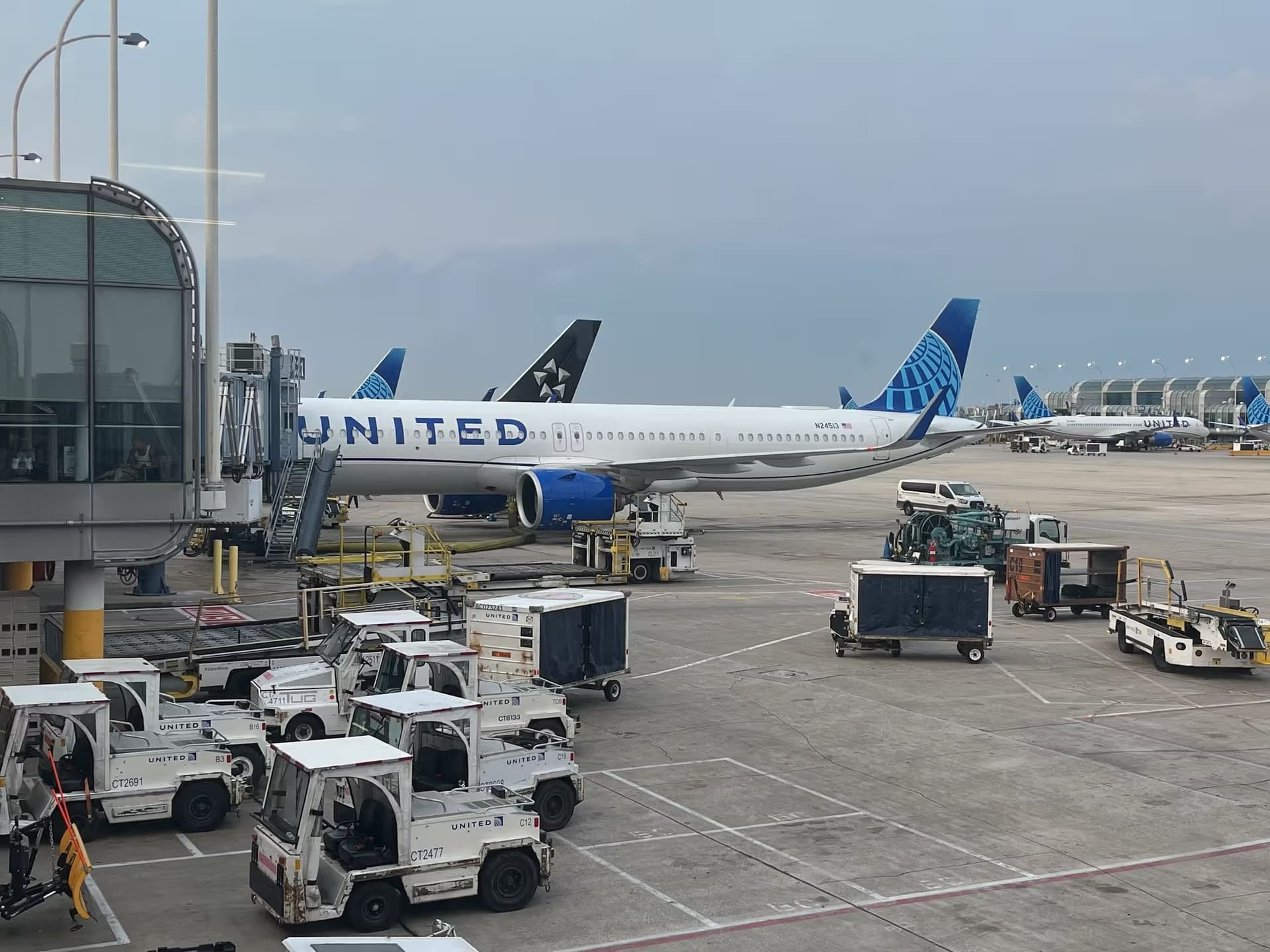 N24513 — 2024 Airbus S A S A321-271NX at Chicago O'Hare International Airport