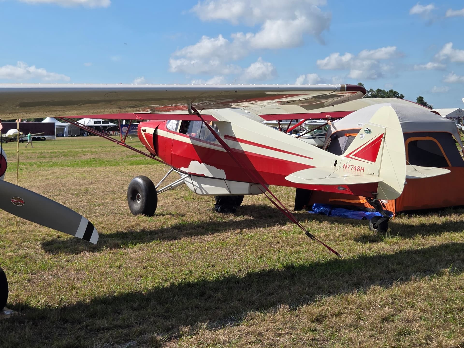N7748H — Piper PA-12 Super Cruiser at Lakeland Linder Intl