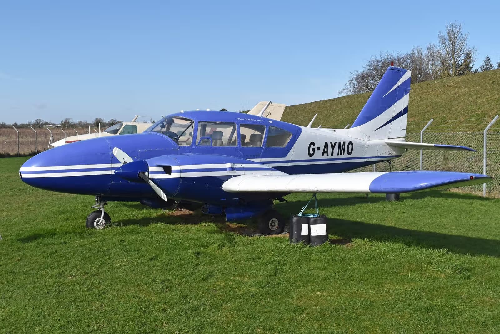 G-AYMO — Twin-engine aircraft