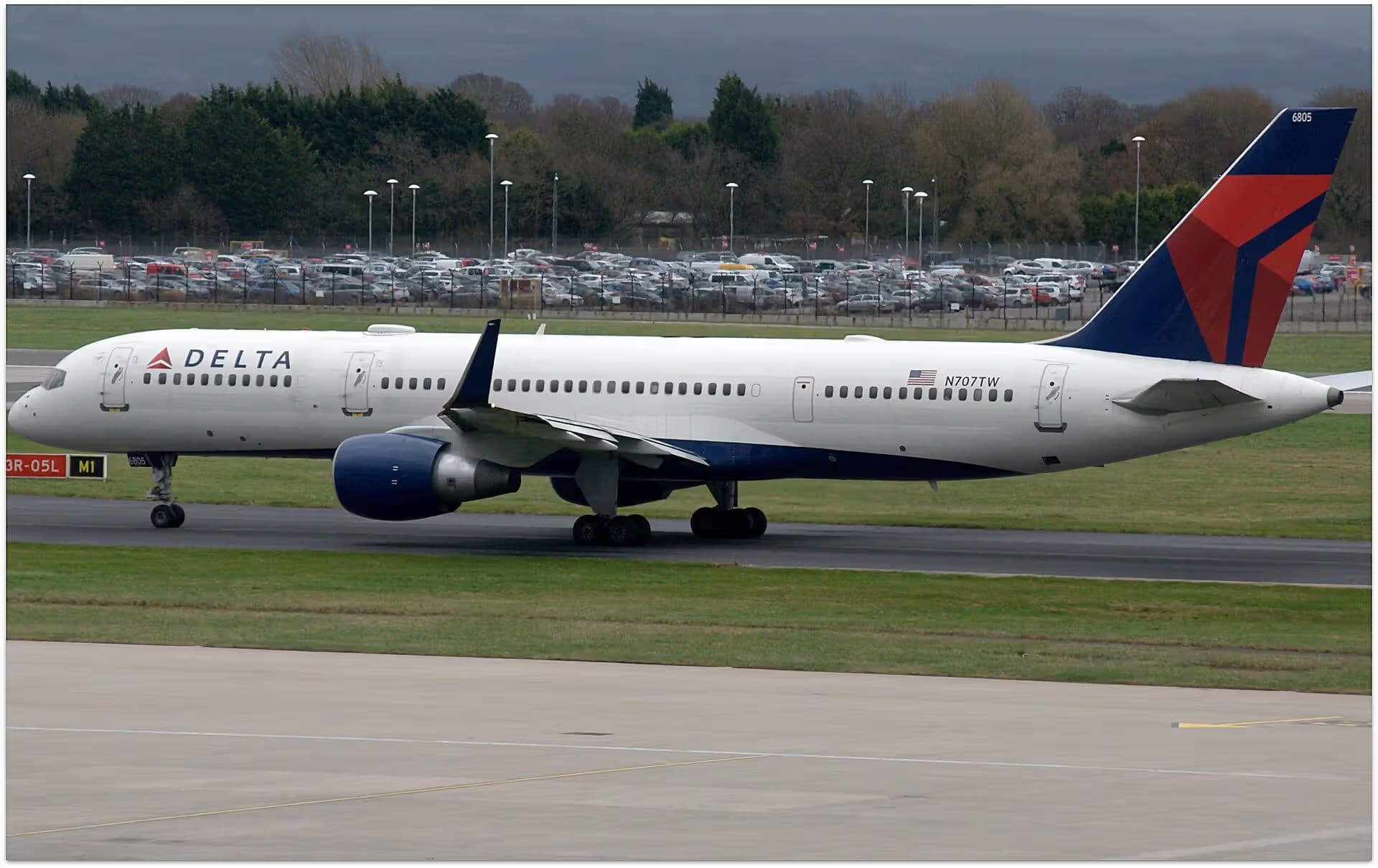 N707TW — Boeing at Manchester Airport