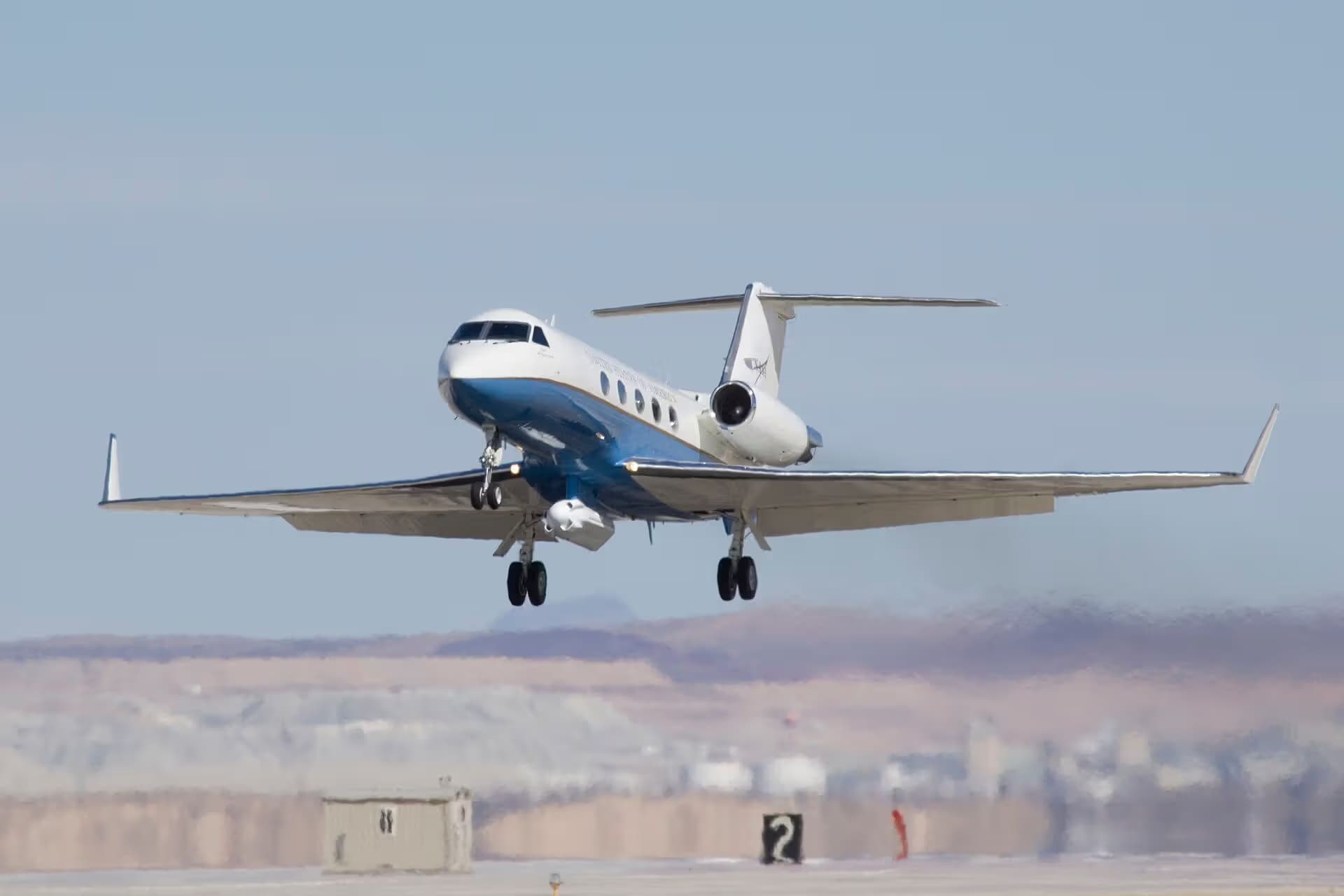 Unidentified — Business jet at Edwards Air Force Base