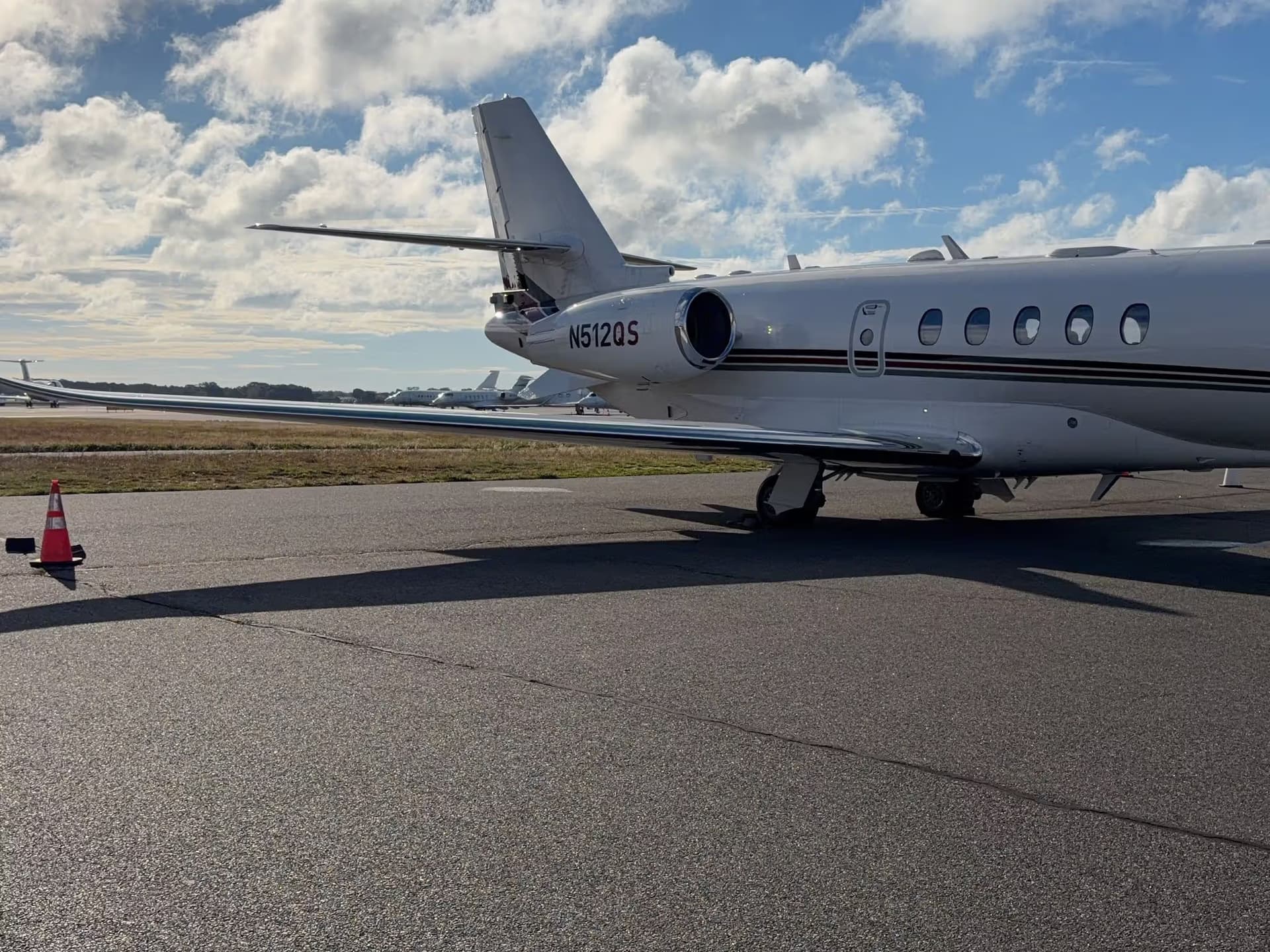 N512QS — Cessna Citation Latitude at Cape Cod Gateway Airport