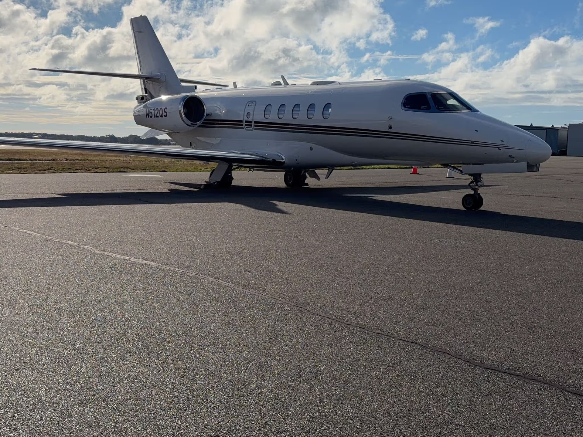 N512QS — Cessna Citation Latitude at Cape Cod Gateway Airport
