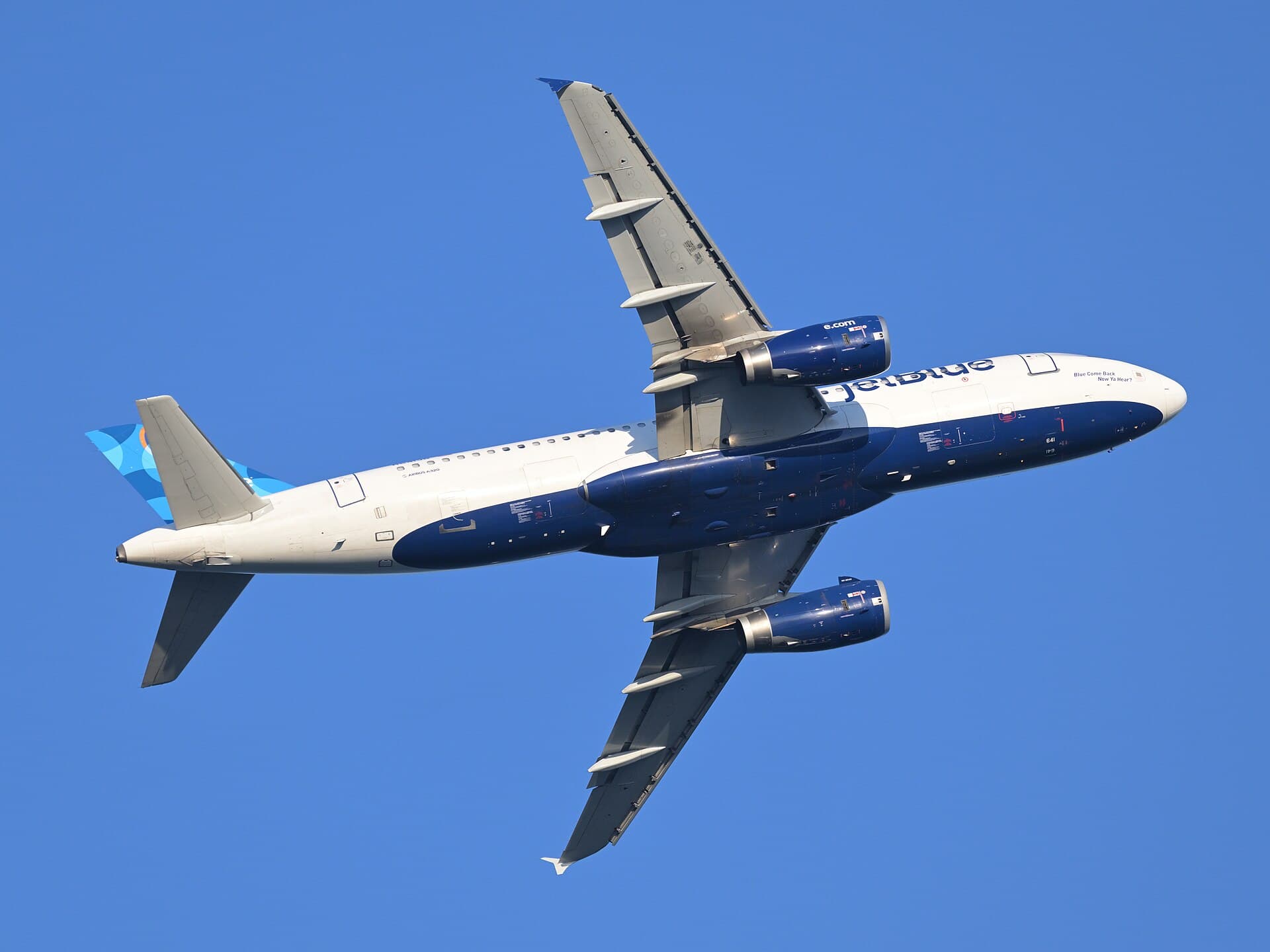 N641JB - Airbus