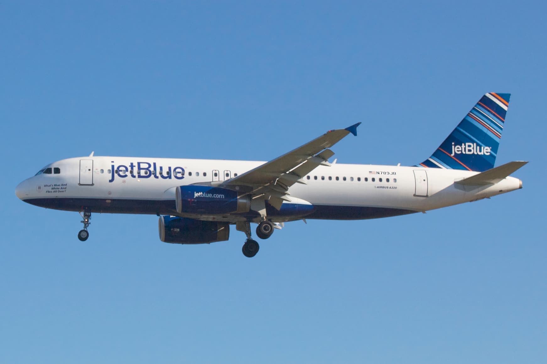 N789JB - Airbus