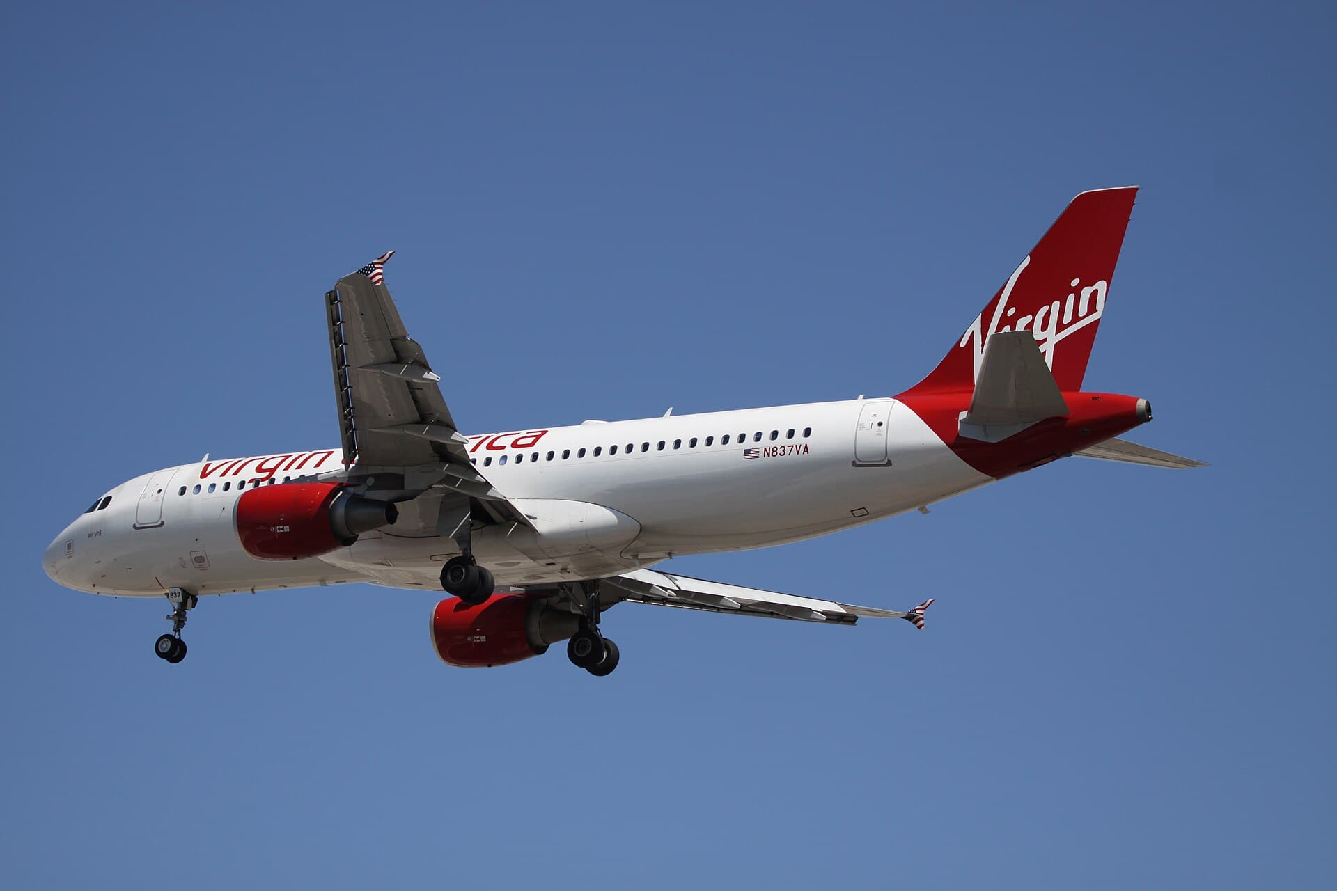 N837VA - Airbus