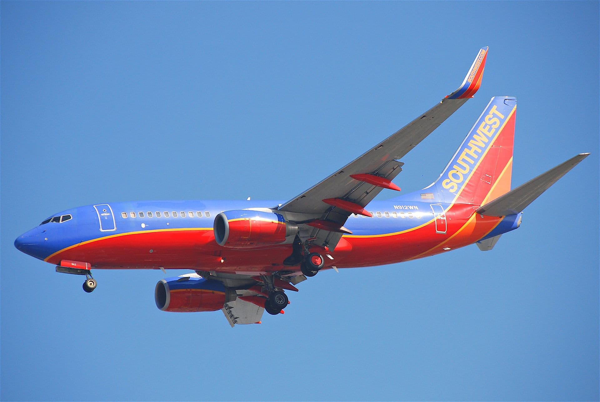 N912WN - Boeing