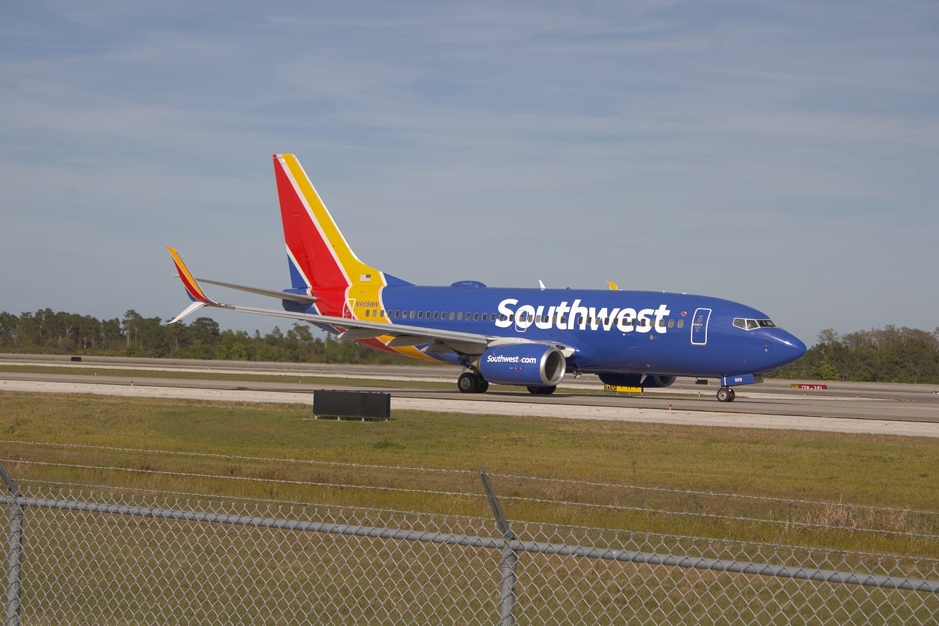 N968WN - Boeing